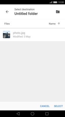 Press the new folder icon and key in the required name. Press the new folder icon and key in the required name.