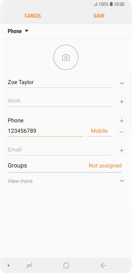 Press SAVE. Press SAVE.