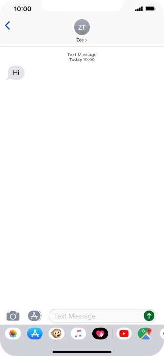 Slide your finger upwards starting from the bottom of the screen to return to the home screen. Slide your finger upwards starting from the bottom of the screen to return to the home screen.