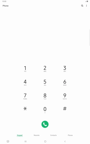 Press the menu icon. Press the menu icon.