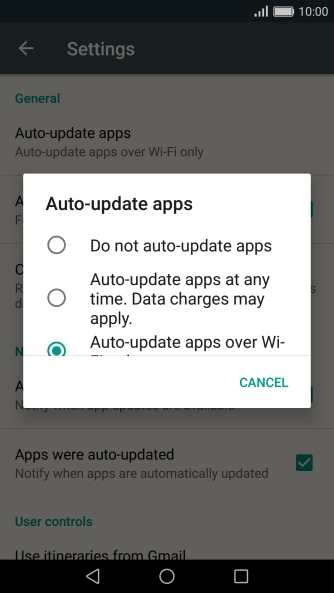 Press Do not auto-update apps to turn off the function. Press Do not auto-update apps to turn off the function.
