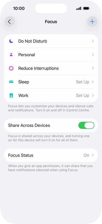 Press Do Not Disturb. Press Do Not Disturb.