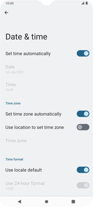 Press the Home key to return to the home screen. Press the Home key to return to the home screen.