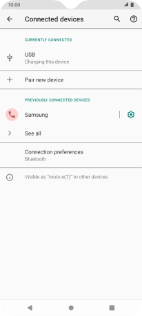 Press the Home key to return to the home screen. Press the Home key to return to the home screen.