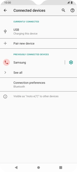 Press the Home key to return to the home screen. Press the Home key to return to the home screen.