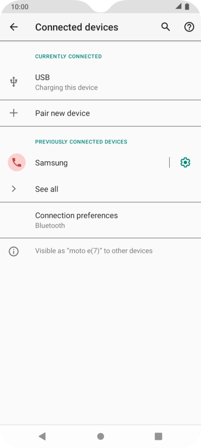 Press the Home key to return to the home screen. Press the Home key to return to the home screen.