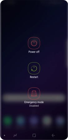 Press Power off. Press Power off.