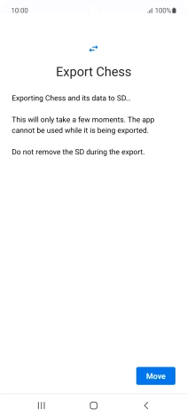 Press Move. Press Move.