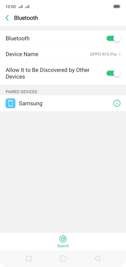 Press the Home key to return to the home screen. Press the Home key to return to the home screen.