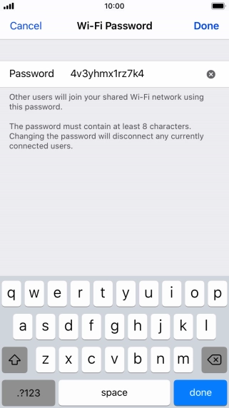 Press Done. Press Done.