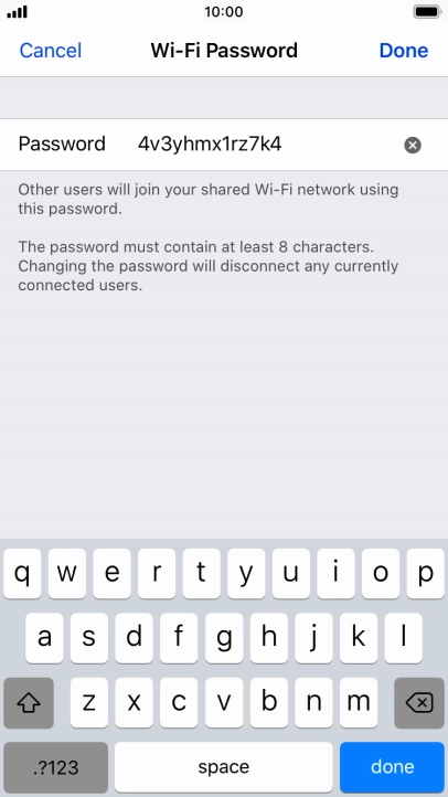 Press Done. Press Done.