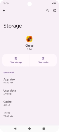 Press Clear cache. Press Clear cache.