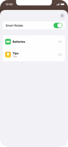 Press the indicator next to Press the indicator next to