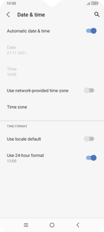 Press the Home key to return to the home screen. Press the Home key to return to the home screen.