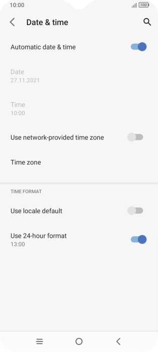Press the Home key to return to the home screen. Press the Home key to return to the home screen.
