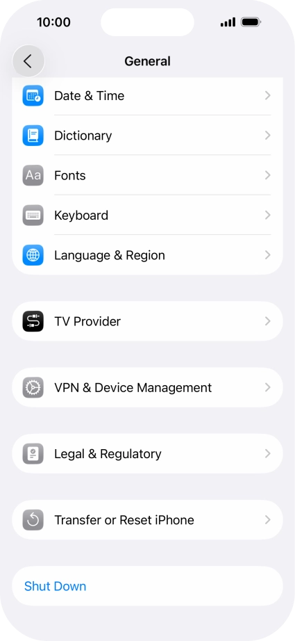 Press Transfer or Reset iPhone. Press Transfer or Reset iPhone.