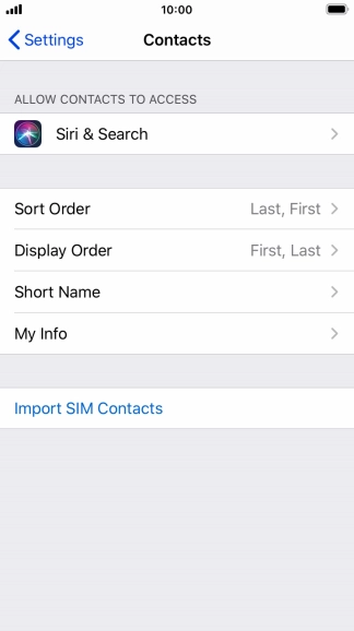 Press Import SIM Contacts. Press Import SIM Contacts.