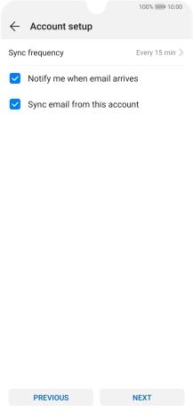 Press Sync frequency. Press Sync frequency.