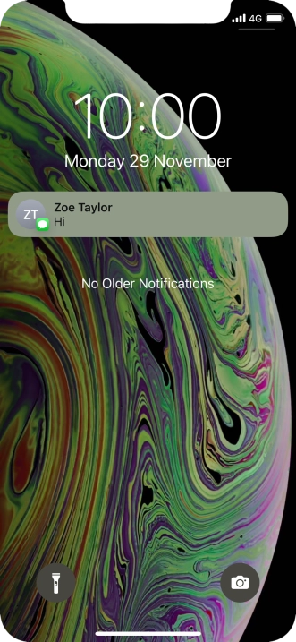 Press the required notification and follow the instructions on the screen to use the selected function. Press the required notification and follow the instructions on the screen to use the selected function.