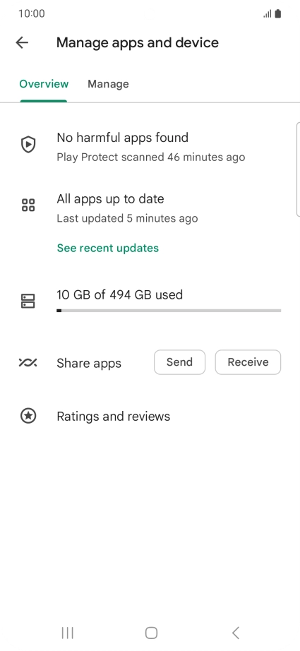 Press Manage. Press Manage.