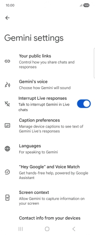 Follow the instructions on the screen to select the required settings. Follow the instructions on the screen to select the required settings.
