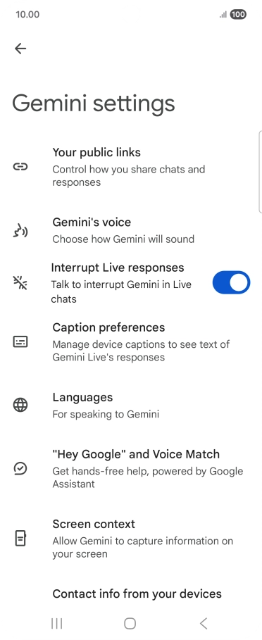 Follow the instructions on the screen to select the required settings. Follow the instructions on the screen to select the required settings.