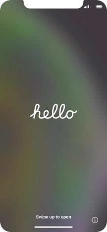 Slide your finger upwards starting from the bottom of the screen. Slide your finger upwards starting from the bottom of the screen.