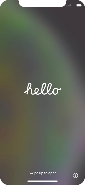 Slide your finger upwards starting from the bottom of the screen. Slide your finger upwards starting from the bottom of the screen.