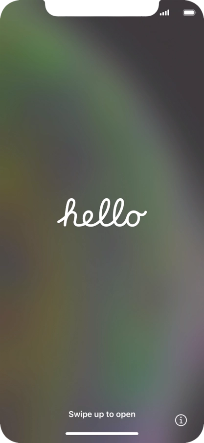 Slide your finger upwards starting from the bottom of the screen. Slide your finger upwards starting from the bottom of the screen.