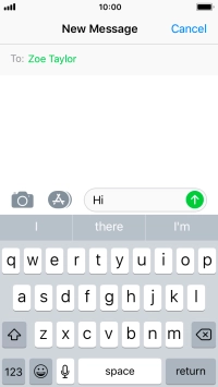 Press the camera icon. Press the camera icon.