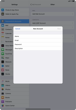 Press Email and key in your email address. Press Email and key in your email address.