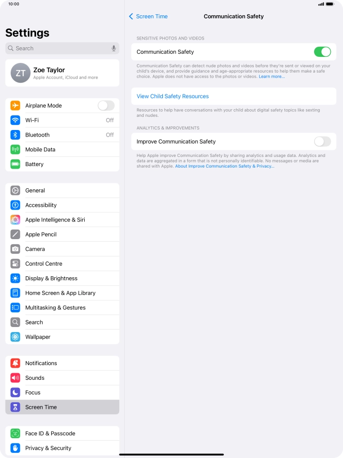 Press the indicator next to Press the indicator next to