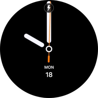 When the battery charging icon is displayed, the battery is charging. When the battery charging icon is displayed, the battery is charging.