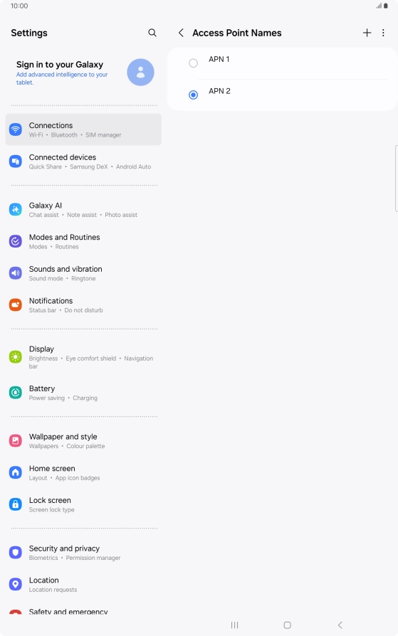 Press the Home key to return to the home screen. Press the Home key to return to the home screen.