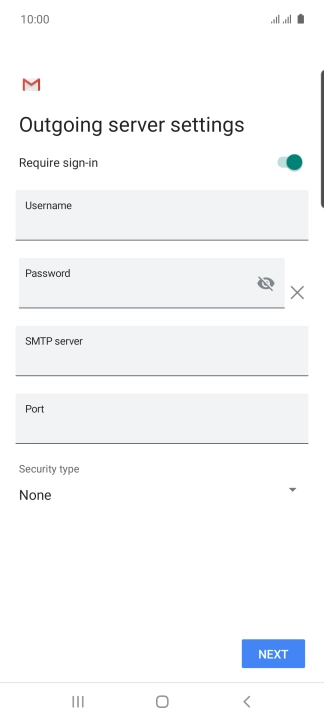 Press the indicator next to Press the indicator next to
