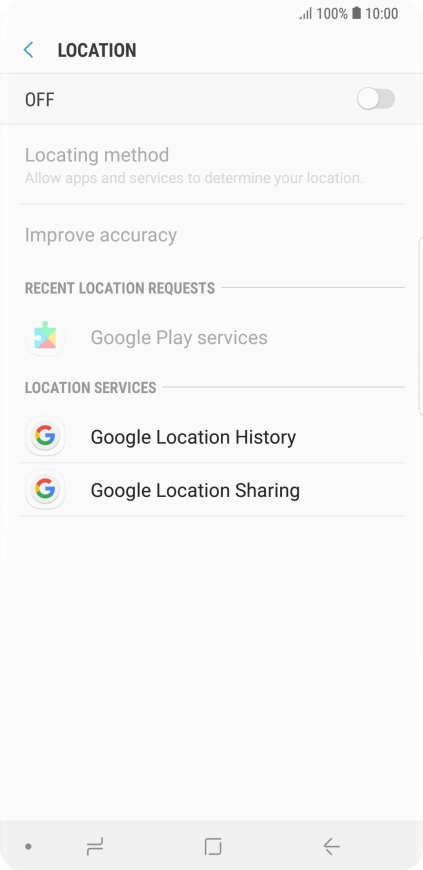 Press the indicator to turn the function on or off. Press the indicator to turn the function on or off.