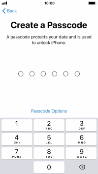 Press Passcode Options. Press Passcode Options.