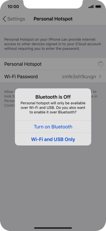 If Wi-Fi is turned on, press Wi-Fi and USB Only. If Wi-Fi is turned on, press Wi-Fi and USB Only.