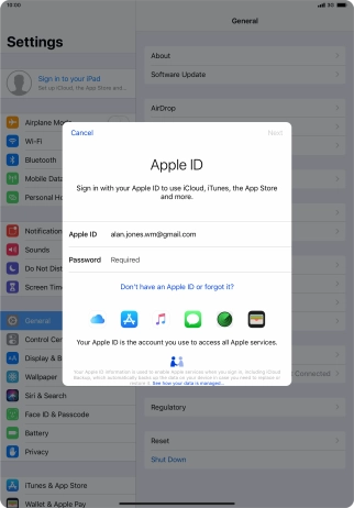 Press the field next to Press the field next to