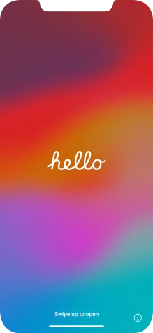 Slide your finger upwards starting from the bottom of the screen. Slide your finger upwards starting from the bottom of the screen.