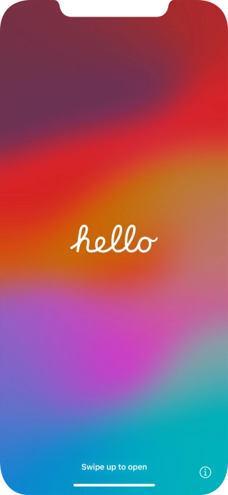 Slide your finger upwards starting from the bottom of the screen. Slide your finger upwards starting from the bottom of the screen.