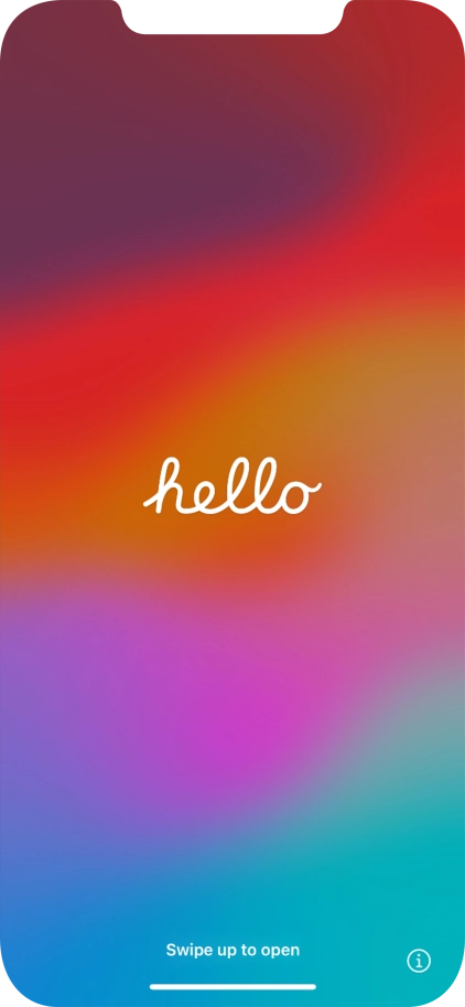 Slide your finger upwards starting from the bottom of the screen. Slide your finger upwards starting from the bottom of the screen.