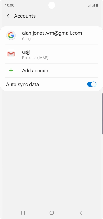 Press the Home key to return to the home screen. Press the Home key to return to the home screen.