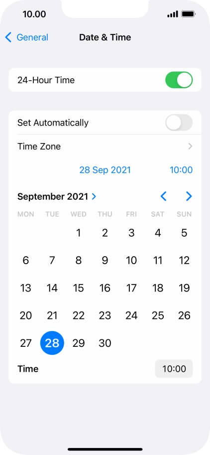 Press the indicator next to Press the indicator next to