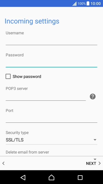 Press the field below Press the field below