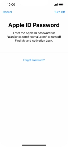 Press Turn Off. Press Turn Off.