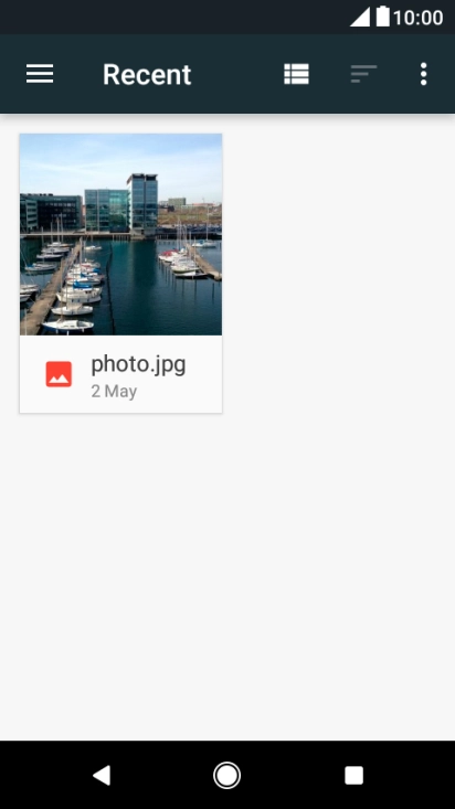 Press the required picture. Press the required picture.