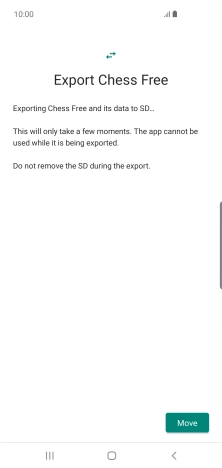 Press Move. Press Move.