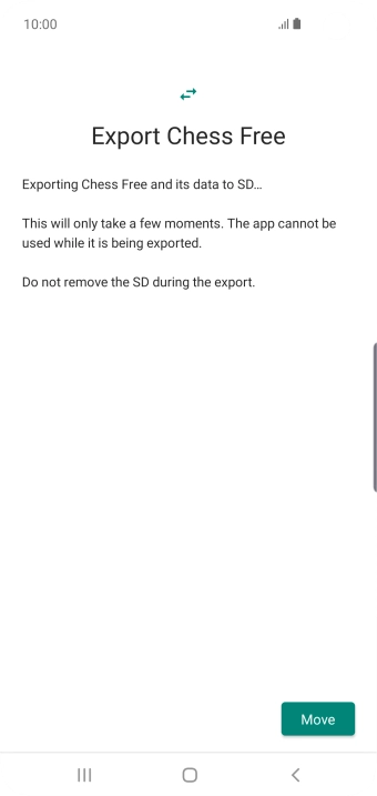 Press Move. Press Move.