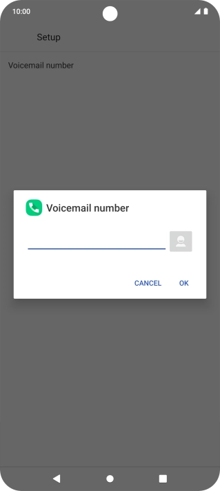 Key in +61414121121 and press OK. Key in +61414121121 and press OK.